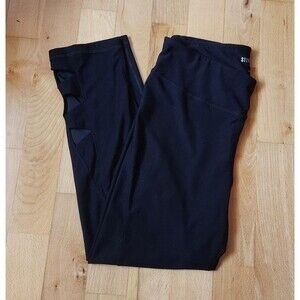 Steve Madden Quick Dry Capri Black Legging, Medium